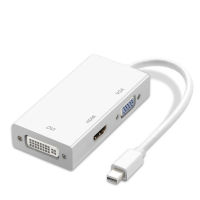 Mini DisplayPort To HDMI-compatible VGA DVI Adapter 3in1 Thunderbolt Converter Mini DP Cable for Surface Pro 4 Mini DP