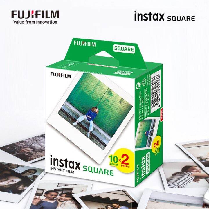Original Fujifilm Instax Square Instant White Edge Film Color Film For
