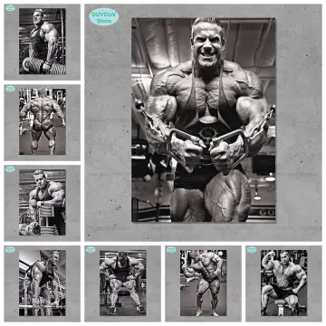 Jay Cutler - Bodybuilder Fitness Quote Art Film Print Silk Poster Home Wall  Decor 24x36inch