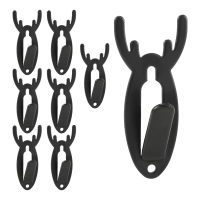 8 Pack Deer Skull Hooks, Steel European Mount Skull Hanger Deer Skull Hanging Easy Installation for Living Room, Bedroom