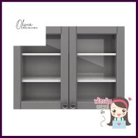 ตู้แขวนคู่ STARMARK ALICE W8060G TITANIUM GRAYKITCHEN CABINET STARMARK ALICE W8060 TITANIUM GRAY **สินค้าแนะนำ**