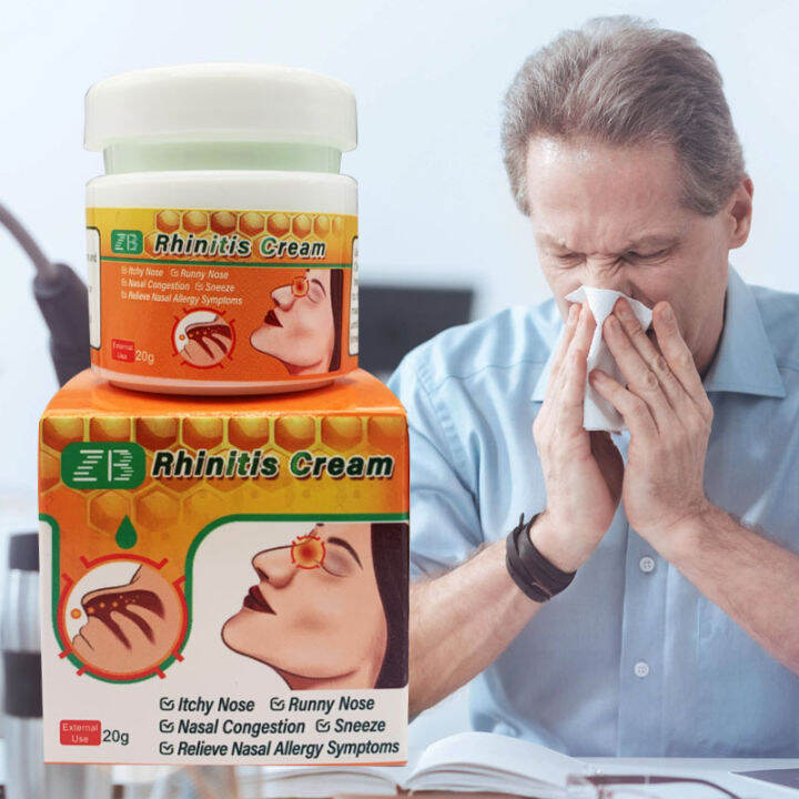 ZB 20g Propolis Herbal Rhinitis Sinusitis Ointment Relieve Itching