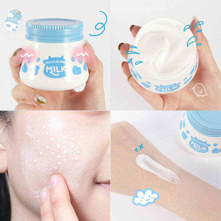 LAIKOU Milk Moisturizing Cream Nourishing Brightening Skin Tone Shrink