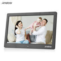 Andoer กรอบรูปดิจิตอลหน้าจอ LCD กว้าง10นิ้ว,กรอบรูปอิเล็กทรอนิกส์ความละเอียดสูง1024*600พร้อมเครื่องเล่นวิดีโอ MP3 MP4ฟังก์ชันปฏิทินรีโมทคอนโทรล2.4G