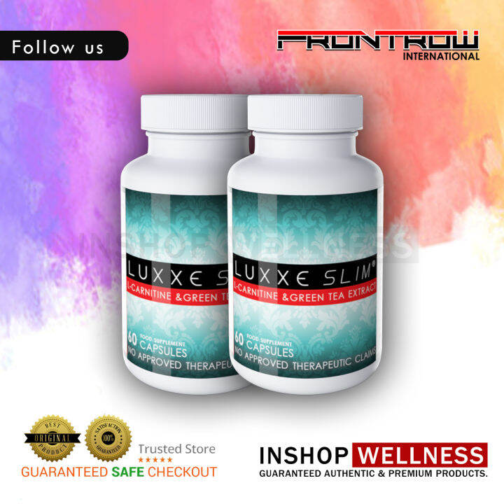 Luxxe Slim LCarnitine & Green Tea Extract 60 Capsules (500mg) (Set 2