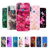 ผ้าเช็ดตัวสำหรับเด็ก♨Realme C3เคสมือถือซิลิโคนนิ่ม TPU เคสโทรศัพท์สำหรับ OPPO Realme C3 C 3 RealmeC3เคสฝาหลังเคสป้องกัน Coque Capa Funda 6.5นิ้ว