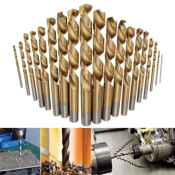 dhh-ddpj19pcs-set-1-10mm-hss-titanium-coated-twist-drill-bit-power-tool-accessories-for-metal-wood-drilling-hole