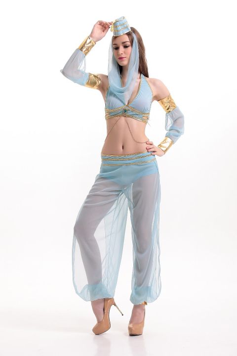 ms11231-ชุดจินนี่-จี่นี่-ชุดอินเดีย-aladdins-sexy-genie-costume-ด่วนมีส่งgrabค่า