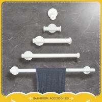 High Quality Wall-Mounted Bathroom Hardware Set Coat Hooks Towel Ring Rack Bar Paper Holder 304 Stainless Steel White