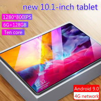 Best Selling 2022 Tabletas 10.1 inch 2 In 1 Tablet 6G Ram 128GB Android 9.0 4G Network Dual Card Dual Standby Support Zoom