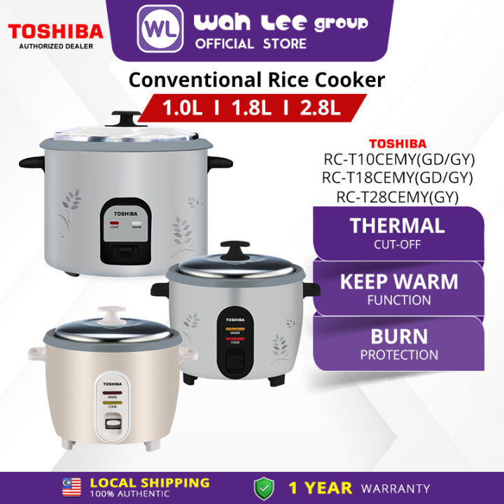 Toshiba 1.0L Non-Stick Rice Cooker RC-T10CEMY