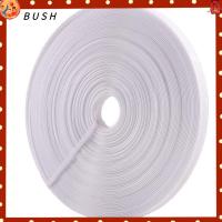 BUSH 1 Roll 50 Yards โพลีเอสเตอร์ โพลีเอสเตอร์ boning 8mm คะ สีขาวขาว แต่งงานชุด boning อุปกรณ์เสื้อผ้าโพลี ความหนาแน่นต่ำ หมวกสีขาว ชุดเดรสแต่งงาน