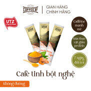 Cà phê hoà tan gói lẻ 14g tinh bột nghệ Hearty Coffee - Coffee3F