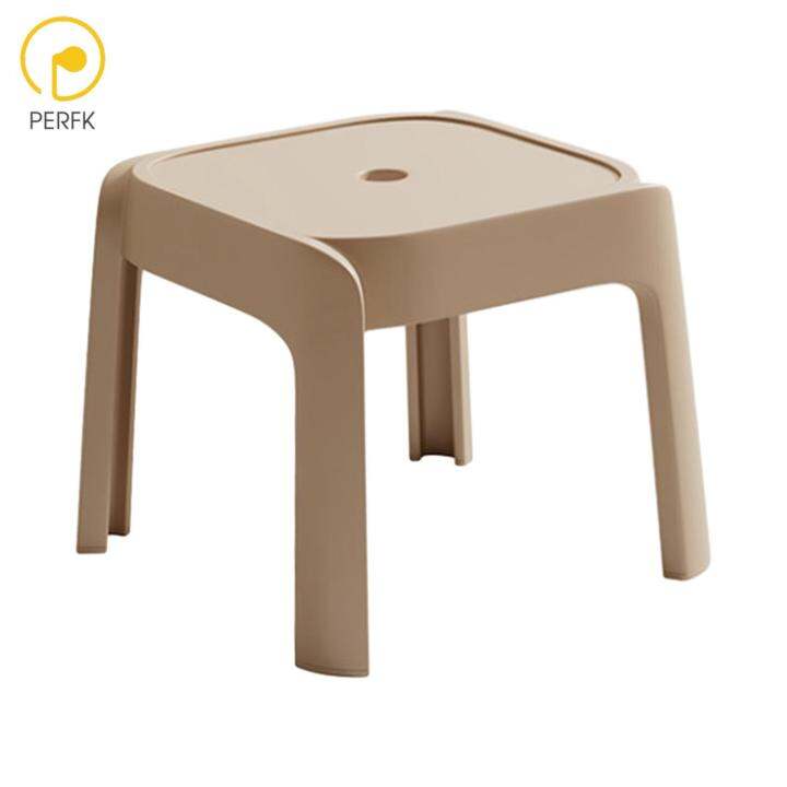 Perfk Small Stool Toliet Stool Stable Comfortable under Desk Portable