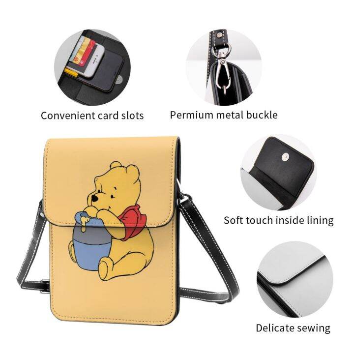 disneys-winnies-the-pooh-womens-crossbody-bag-cell-phone-wallet-small-shoulder-purse-leather-card-handbag