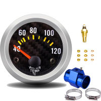 Auto Racing Gauge เครื่องวัดอุณหภูมิน้ำ40-120Celsius อุณหภูมิน้ำ Meter Joint ท่อ Sensor 36มม. 34มม. 32มม. 30มม. 28มม. อะแดปเตอร์ท่อ