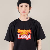 ☢❇Team Manila Support Lokal (Black)เสื้อยืด  9G7C