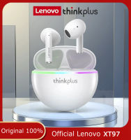 ต้นฉบับ Lenovo XT97บลูทูธไร้สายชุดหูฟังที่มีกระพริบ LED มินิ TWS ชุดหูฟังบลูทูธไร้สาย Earplug พร้อมไมโครโฟนเข้ากันได้กับ Android Ios สากล