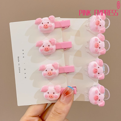 Pink Hair Clip Cute Pig Bangs Hairpin Accessories