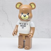 รุนแรงหมี Bearbrick ตุ๊กตาหมี Ted โรงรถชุดรุ่นบทความตกแต่งของขวัญตุ๊กตาหมีสีน้ำตาลน้ำเล่นไวนิล400%