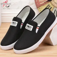 [QiaoYiLuo Wear-resistant canvas shoes Male old Beijing cloth shoes New Korean style shoes One-step all-match casual breathable sneakers【high quality】,QiaoYiLuo Wear-resistant canvas shoes Male old Beijing cloth shoes New Korean style shoes One-step all-match casual breathable sneakers【high quality】,]