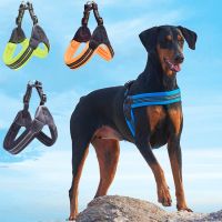 Heavy Duty Big Dog Harness Vest for Medium Large Dogs Reflective Pet Harness and Leash Set Doberman Pinscher mascotas Supplies