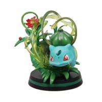 Anime Pokemon Pikachu Squirtle Bulbasaur Mewtwo Manga Statue Figurines PVC Action Figure Collectible Model Toys Doll Decoration