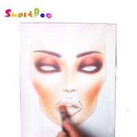 Blank Face Chart Makeup Artist Face Charts , 30 Sheets Paper