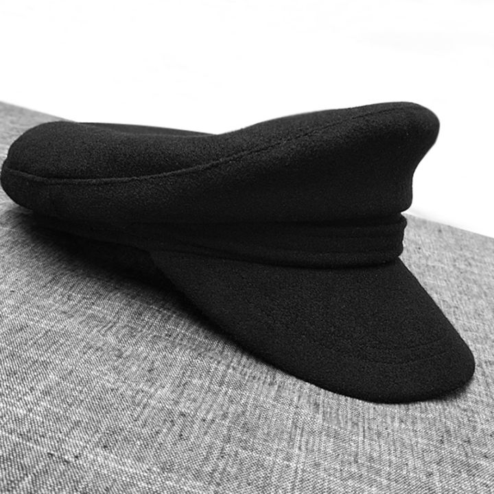 new-winter-military-hats-wild-wool-flat-cap-ladies-british-painter-hat-men-handsome-retro-navy-cap-sailor-cap-gorros-jm006
