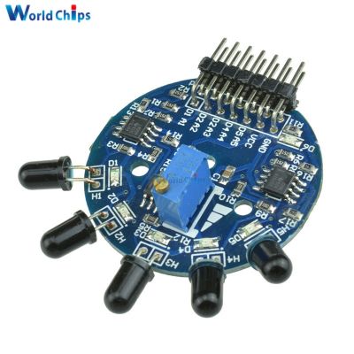 5 Way Sensor Module Digital Analog Signal Dual Output Fire Detection Sensor Module สำหรับ Arduino