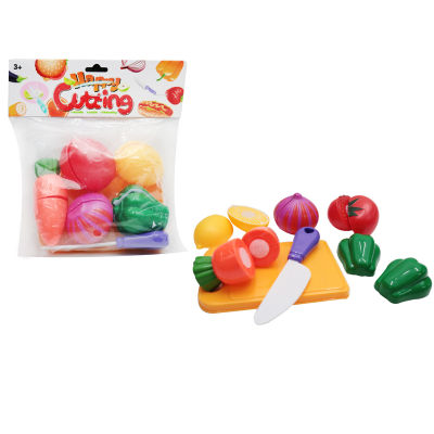 คิดอาร์ท ชุดของเล่นเสริมทักษะ ชุดผักตัดได้ สีสันสดใส Education toys (MM2216-14)