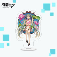 【original】 IM Collections. 10ซม. VOCALOID Hatsune Miku Sakura Kagamine Rine หุ่นที่ตั้งอนิเมะเดสก์ท็อปตกแต่งตุ๊กตาของเล่นโมเดลของขวัญ