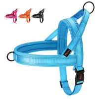 No Pull Dog Harness Reflective Nylon Dogs Harnesses Breathable Pet Traning Walking Vests Durable for Small Medium Large Dogs Pug Collars