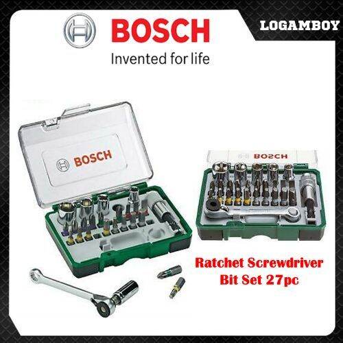 Bosch Ratchet Driver Bits 27pcs Screwdriver Bits Set Mini Ratchet