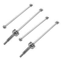 4Pcs Front CVD Universal Drive Shaft &amp; Rear Dog Bone for Wltoys 144001 1/14 RC Drift Racing Car Parts Accessories