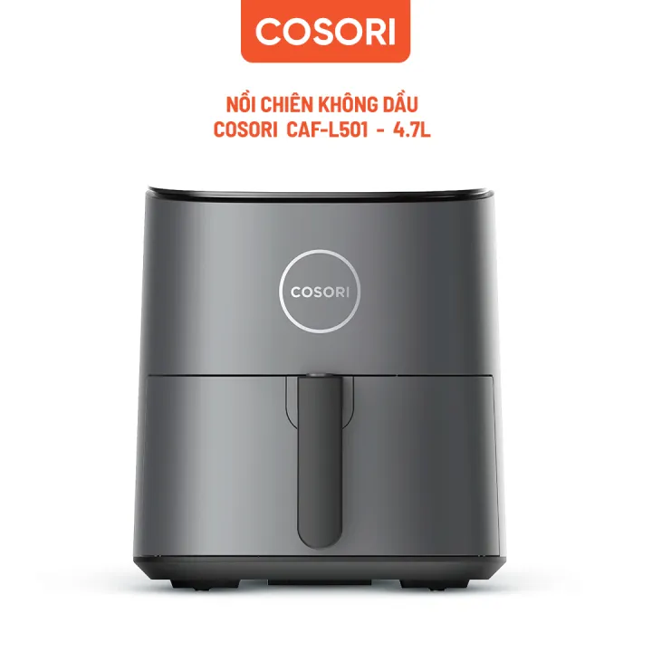 Nồi chiên không dầu Cosori CAF-L501 (4,7 lít) -Cảm ứng Touch Led-9 chương trình nấu ăn được thiết lập sẵn-Nhắc nhở lắc/lật thực phẩm- Chức năng tự động tắt và giữ ấm -Chính hãng bảo hành 2 năm