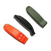 1 Pc Portable Whistle Outdoor Survival Rescue Emergency Plastic Whistle With Clip Brand New Survival kits