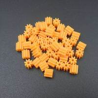 ▽✺☽ 50Pcs X NEW 0.5 Modulus 8T 0.5M 8 Teeth Spur Gear Aperture Bore 1.4MM Orange T 8 4.8MMX5MM 1.4A Tight Distribution 8T1.4A High Quantity Plastic shaft gear Mainshaft Gears xFD471X50