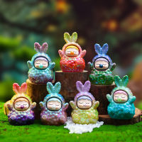 Internet Celebrity Trendy Blind Box Star Adorable Rabbit Creative Bubble Blowing Laser Rabbit Doll Hand-Made Student Decoration Wholesale