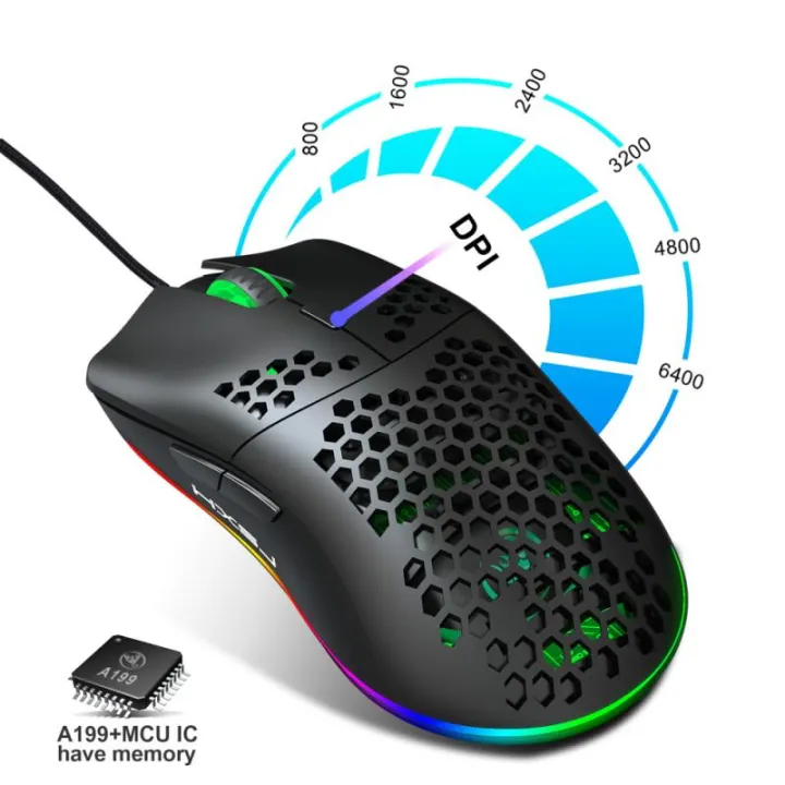 hxsj-j900-usb-สายเมาส์สำหรับเล่นเกม-rgb-gamer-mouses-ที่มีหกปรับ-dpi-รังผึ้งกลวงออกแบบตามหลักสรีรศาสตร์สำหรับสก์ท็อป