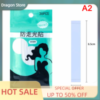 Dragon เทปกาวสองหน้าสำหรับผู้หญิงเทปกล้าหาญ36ชิ้นสำหรับเสื้อผ้าและตัวเครื่องสีใสโปร่งแสงสำหรับทุกเฉดสีผิว