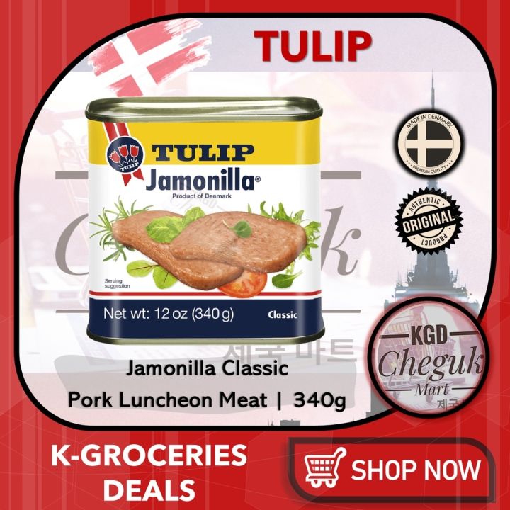 Tulip Jamonilla Original Classic Denmark Spam Pork Luncheon Meat Canned