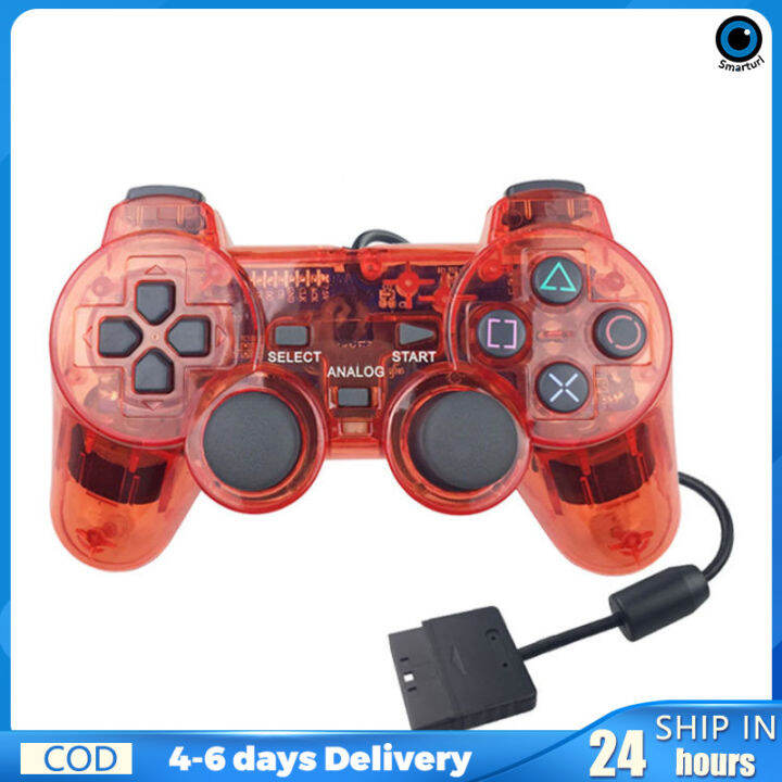 ตัวควบคุมเกม-gamepad-การเชื่อมต่อแบบใช้สายสำหรับ-ps2