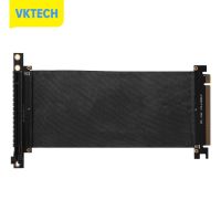 [Vktech] PCIe 3.0 16X สายพ่วง90องศา PCI-E 16X เพื่อ16X ไรเซอร์การ์ดที่มีความยืดหยุ่น