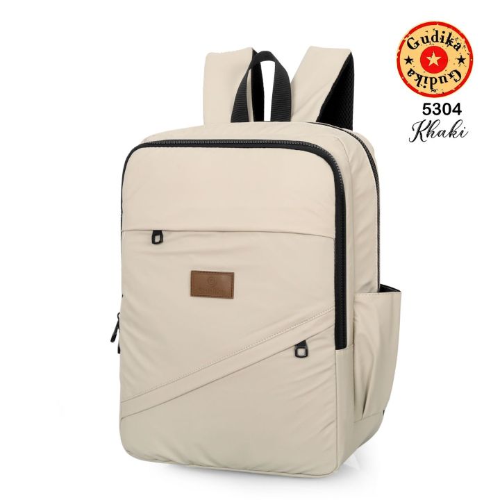 GUDIKA 5207 Tas Ransel Usb Charger Backpack Laptop Cewek & Pria Bahan  Waterproof Model Korea terbaru