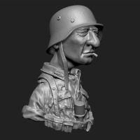 70mm Resin Model Bust GK，Unassembled and unpainted kit