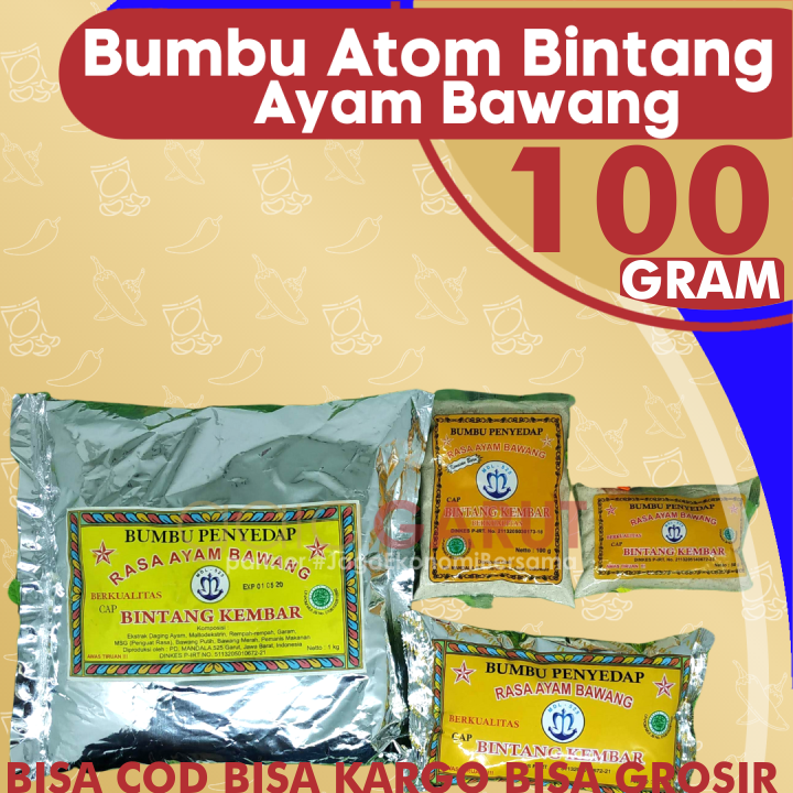 100g BUMBU Atoom BINTANG Penyedap Rasa By GAIA | Lazada Indonesia