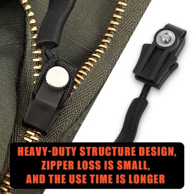 ❀▣✱ 6pcs Zipper Repair Kit Universal Instant Zipper Repair Replacement Zipper Sliding Teeth Rescue Zipper Head For 3 Different Siz