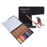 Renaissance สีไม้ ดินสอสี เกรดอาร์ตติส 24-48 สี รุ่นกล่องเหล็ก