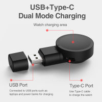 USB C สายชาร์จแบบพกพา Fast Wireless Charger Type C สำหรับ Samsung Galaxy Watch 4 44Mm 40Mm Classic 4 Watch 3 Active 2